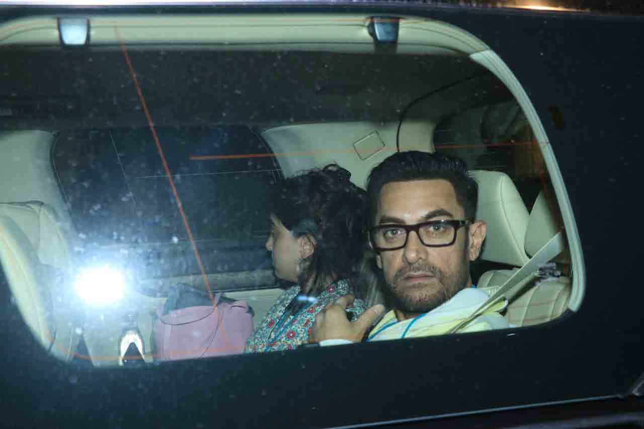 Aamir Khan steps out with Ira