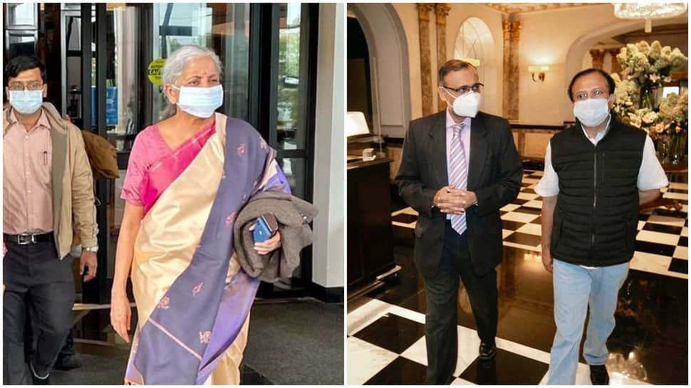 FM Nirmala Sitharaman, MOS Muraleedharan arrive in New York for official visits