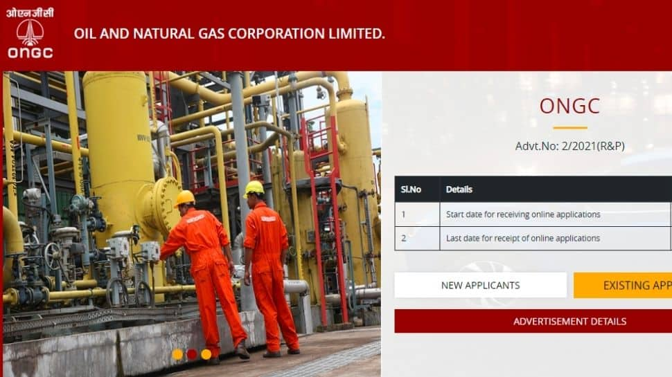 ONGC Recruitment 2021: Last date to apply for 313 posts is October 12 - check details here