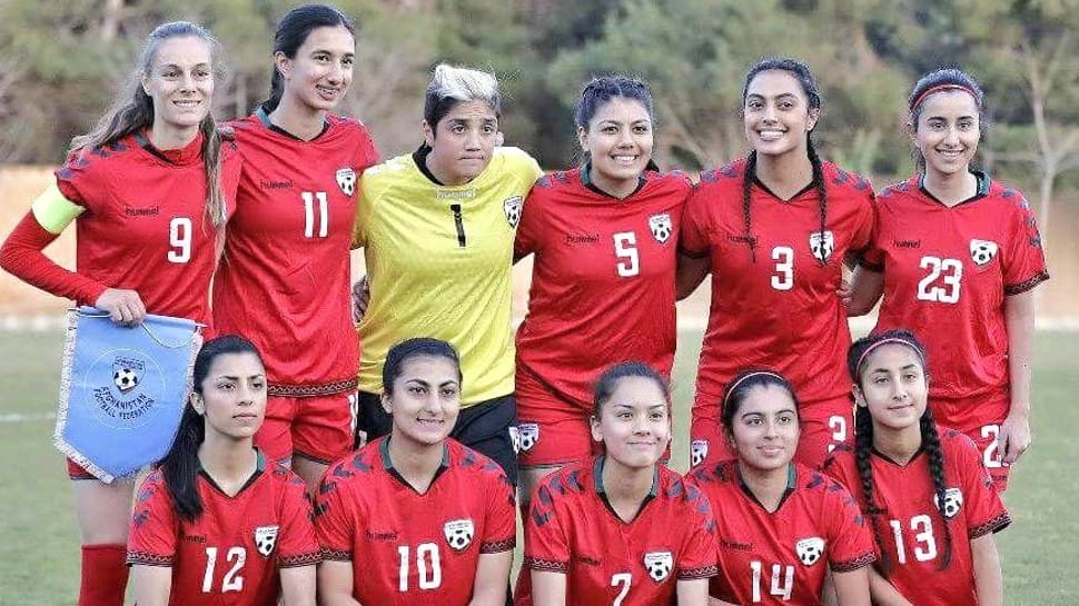 Afghanistan female footballers and families evacuated by Australia out of Taliban control
