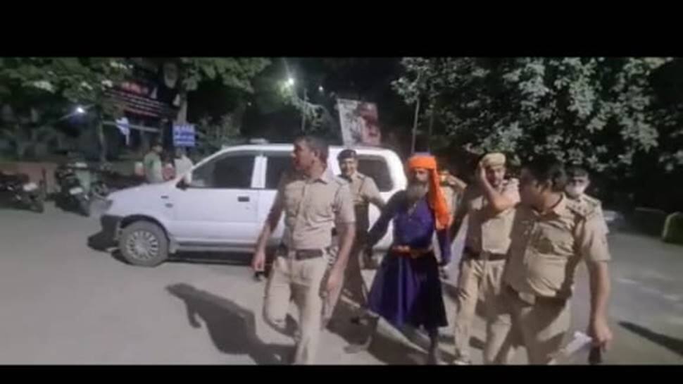 Nihang Sikh member surrenders before Haryana Police