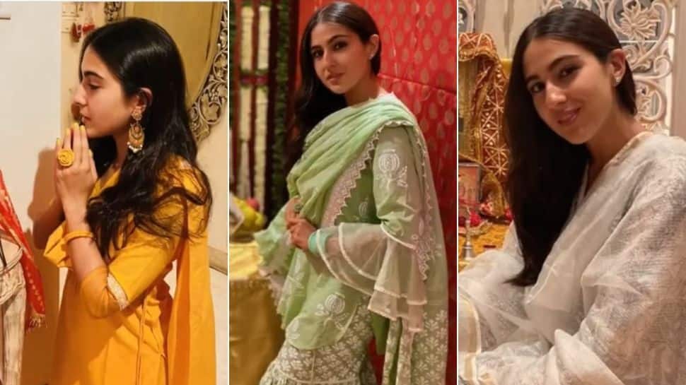 Sara Ali Khan's 9 ethnic looks for Navratri that left fans awestruck! - Watch