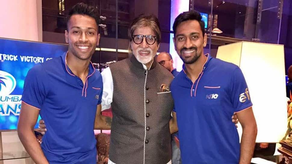 India vs England T20 World Cup warm-up: When Amitabh Bachchan greeted Hardik Pandya and his father