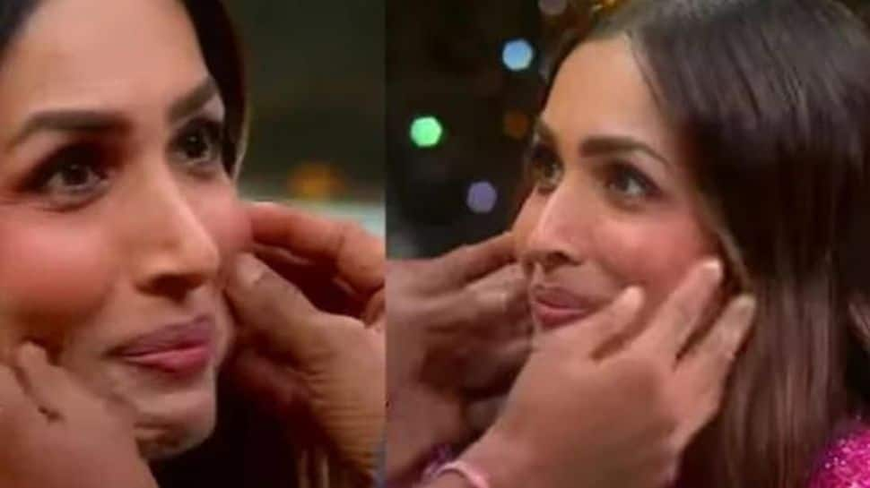 Malaika Arora&#039;s scared expression when a contestant touches her cheeks will leave you in splits- Watch!