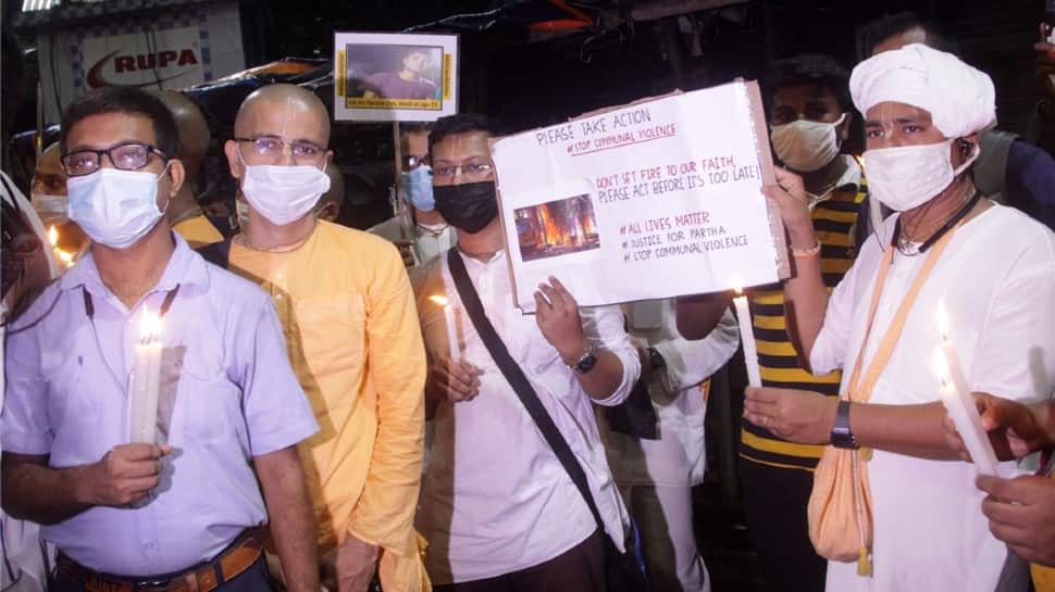 ISKCON appeals Bangladesh govt to punish vandals, ensure safety of Hindu minorities