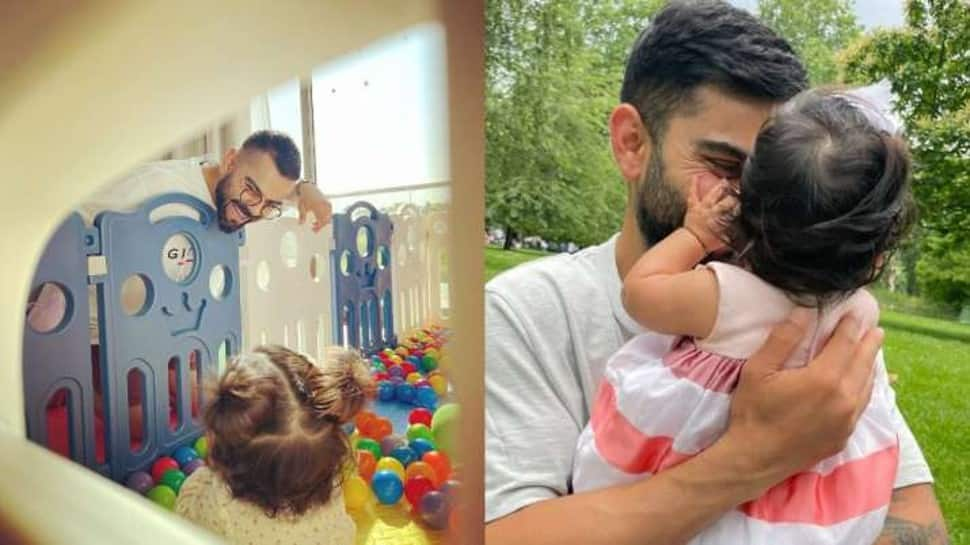 T20 World Cup 2021: Anushka Sharma shares adorable photo of Virat Kohli playing with daughter Vamika, see VIRAL pic