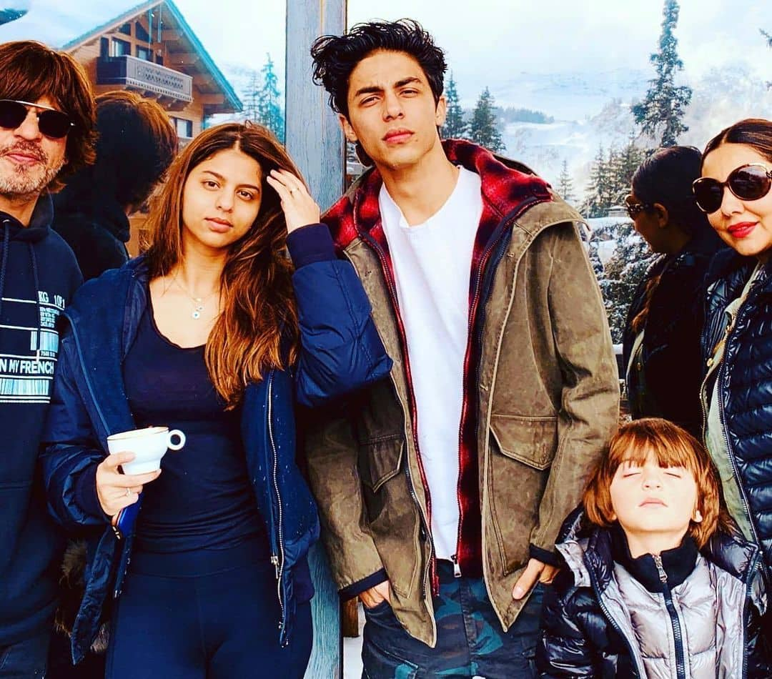 Aryan Khan with family