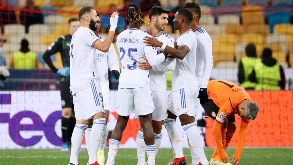 Champions League 2021: Vinicius Jr double helps Real Madrid to 5-0 win at Shakhtar Donetsk