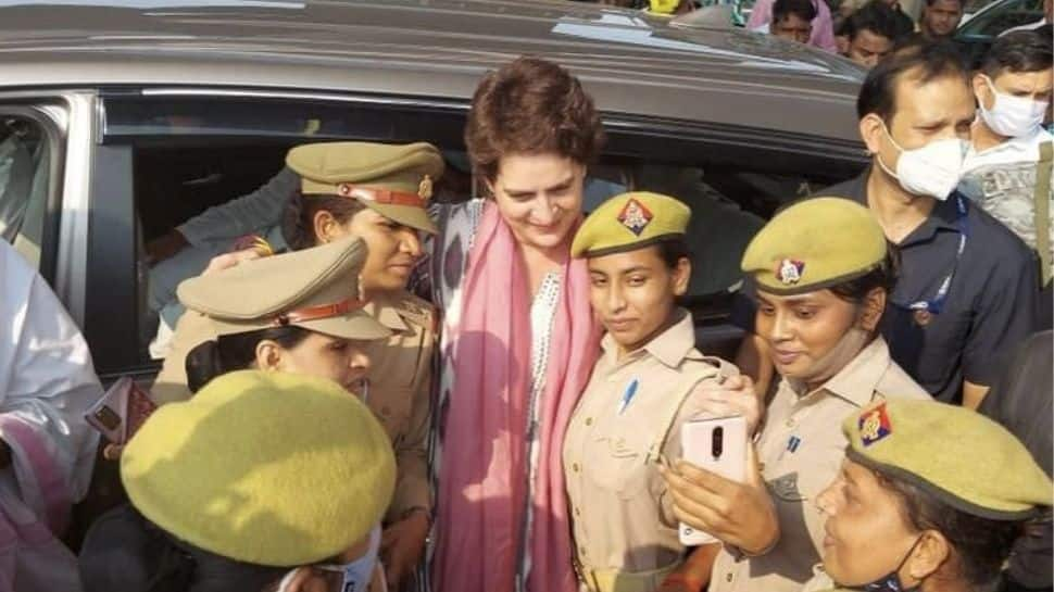 Heard Yogi Adityanath is upset with this picture: Priyanka Gandhi Vadra on viral selfie with Uttar Pradesh cops 