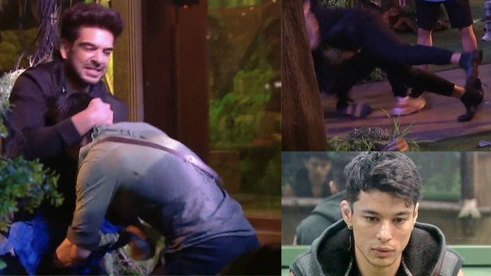 Karan Kundrra pins down Pratik Sehajpal, chokeslams him during Bigg Boss 15 task, fans demand eviction!