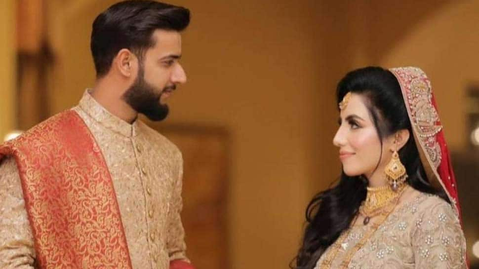 Pakistan all-rounder Imad Wasim got married to Sannia Ashfaq in Islamabad in 2019. (Source: Twitter)