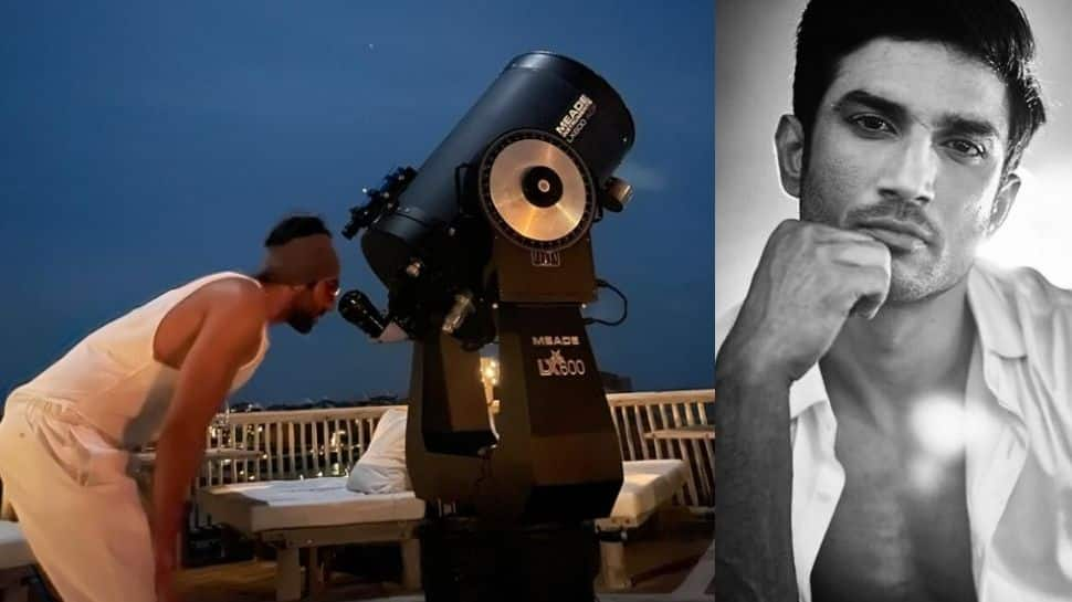 Fans remember Sushant Singh Rajput after Ayushmann Khurrana shares pic with telescope!