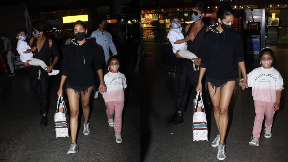 Mira Rajput massively trolled for wearing shorts to airport as she returns from Maldives  - Watch