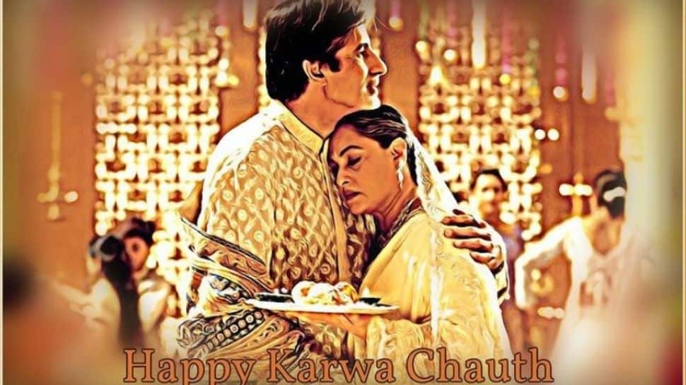 Amitabh Bachchan shares priceless picture with wife Jaya to extend Karva Chauth wishes