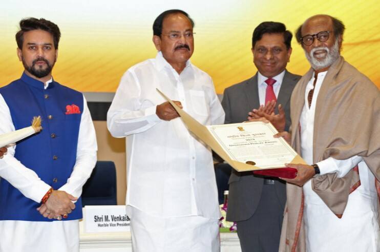 Rajinikanth receives Dadasaheb Phalke award
