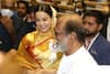 Kangana Ranaut poses with superstar Rajinikanth