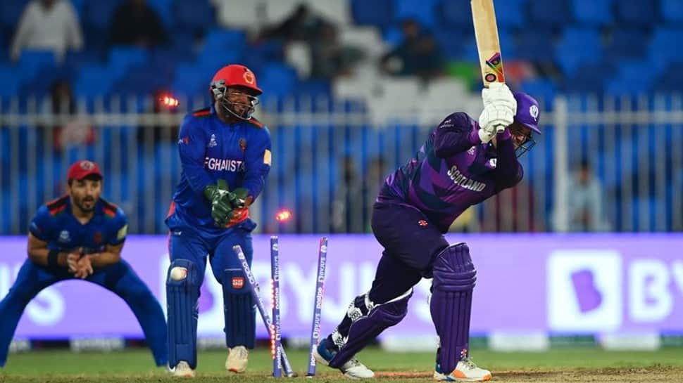 T20 World Cup 2021: Mujeeb Ur Rahman’s fifer, Rashid Khan’s four-fer help Afghanistan thrash Scotland by 130 runs