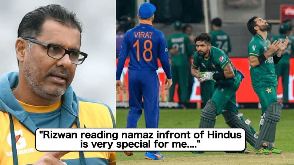 Waqar Younis makes SHOCKING statement, says Rizwan offering Namaz ‘in front of Hindus’ during IND vs PAK was special, WATCH