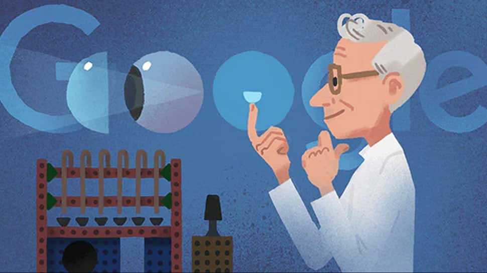 Google Doodle honours Otto Wichterle, the Czech chemist who invented soft contact lens