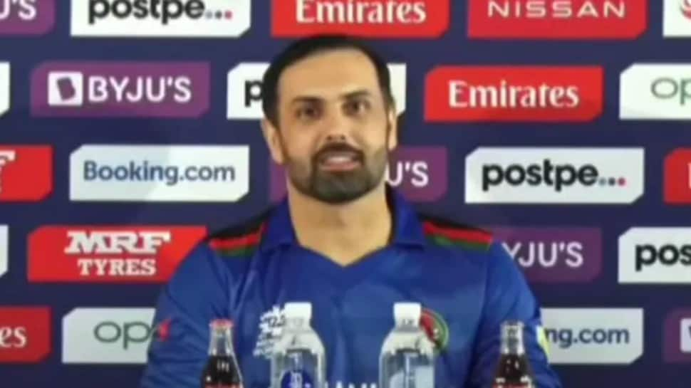 Afghanistan skipper Nabi says, ‘5 minute mei meri English khatam ho jayegi’ during press conference, video goes VIRAL