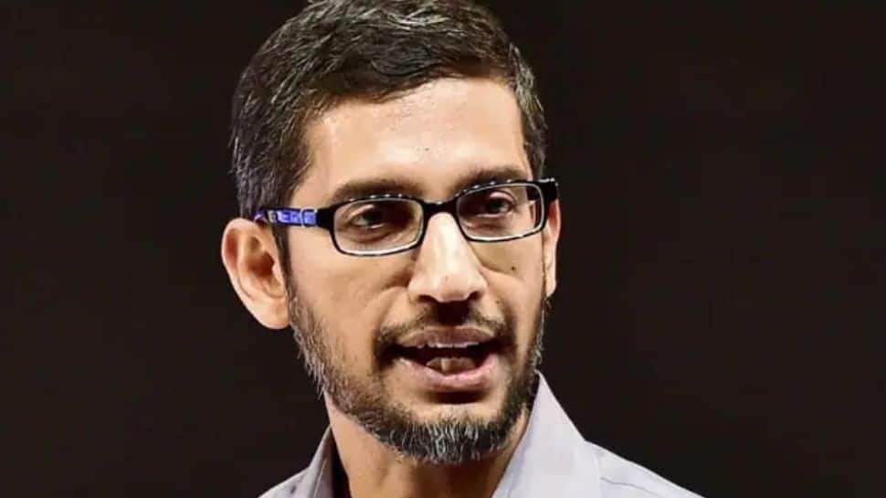 Google CEO Sundar Pichai forgets to unmute himself on video call - Watch