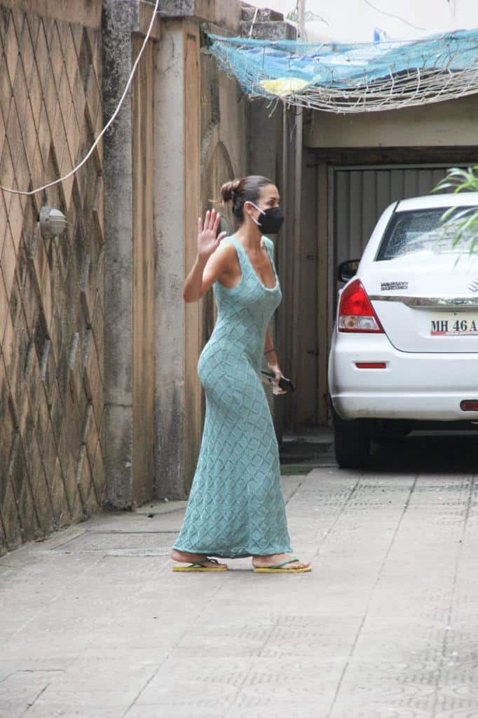 The actress rocked a maxi dress