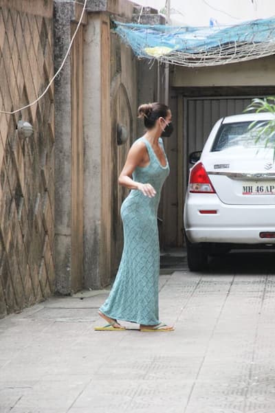 Malaika Arora clicked in the city