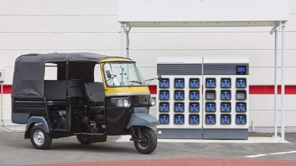 Honda to introduce &#039;Mobile Power Pack e:&#039; swappable battery service for electric auto rickshaws in India