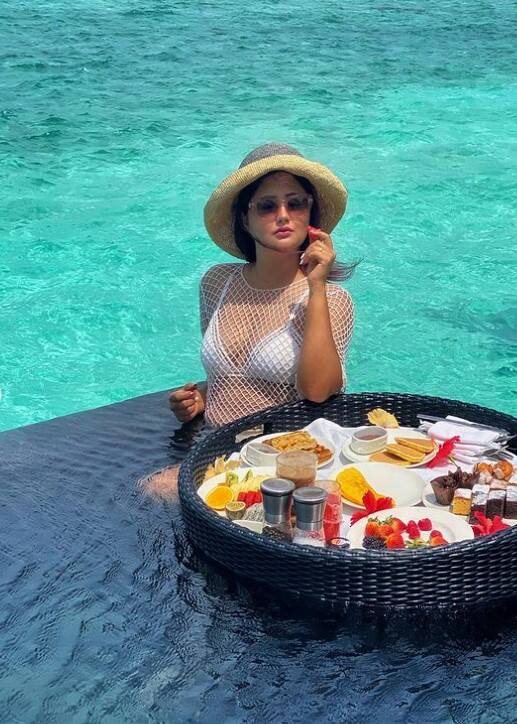 The actress has been sharing glimpses of her vacation