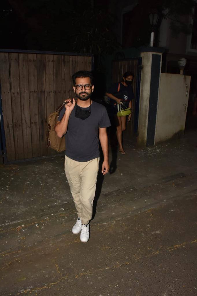 Director Shakun Batra poses for paps