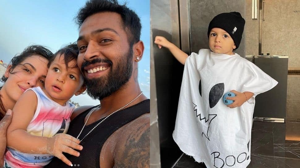 Halloween 2021: Hardik Pandya, Natasa Stankovic's son dresses up as the cutest ghost ever!