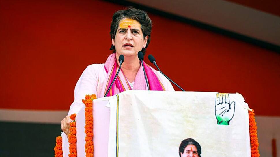 Congress built railways, airports, roads, BJP selling all of them: Priyanka Gandhi