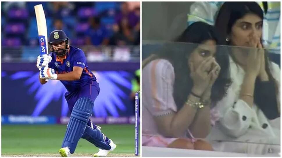 India vs New Zealand T20 World Cup: Rohit Sharma dropped on duck; wife Ritika Sajdeh’s priceless reaction goes viral – WATCH