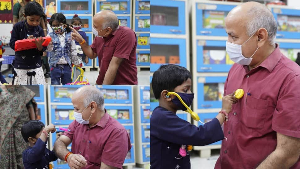 &#039;This is what kids were missing&#039;: Manish Sisodia as children return to classrooms in Delhi, shares video