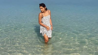 Sanjana Ganesan had a beach honeymoon with Jasprit Bumrah 