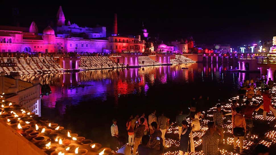 New record of lighting diyas in Ayodhya