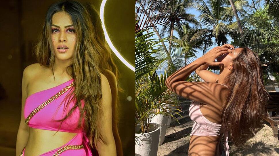 Nia Sharma is burning gram with her salmon pink smouldering monokini pics!