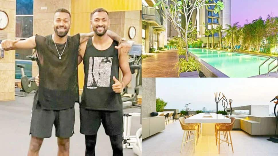 Hardik and Krunal Pandya now reside in a posh 4BHK house in Khar's Rustomjee Paramount which costs over Rs 30 crore. (Source: Twitter)