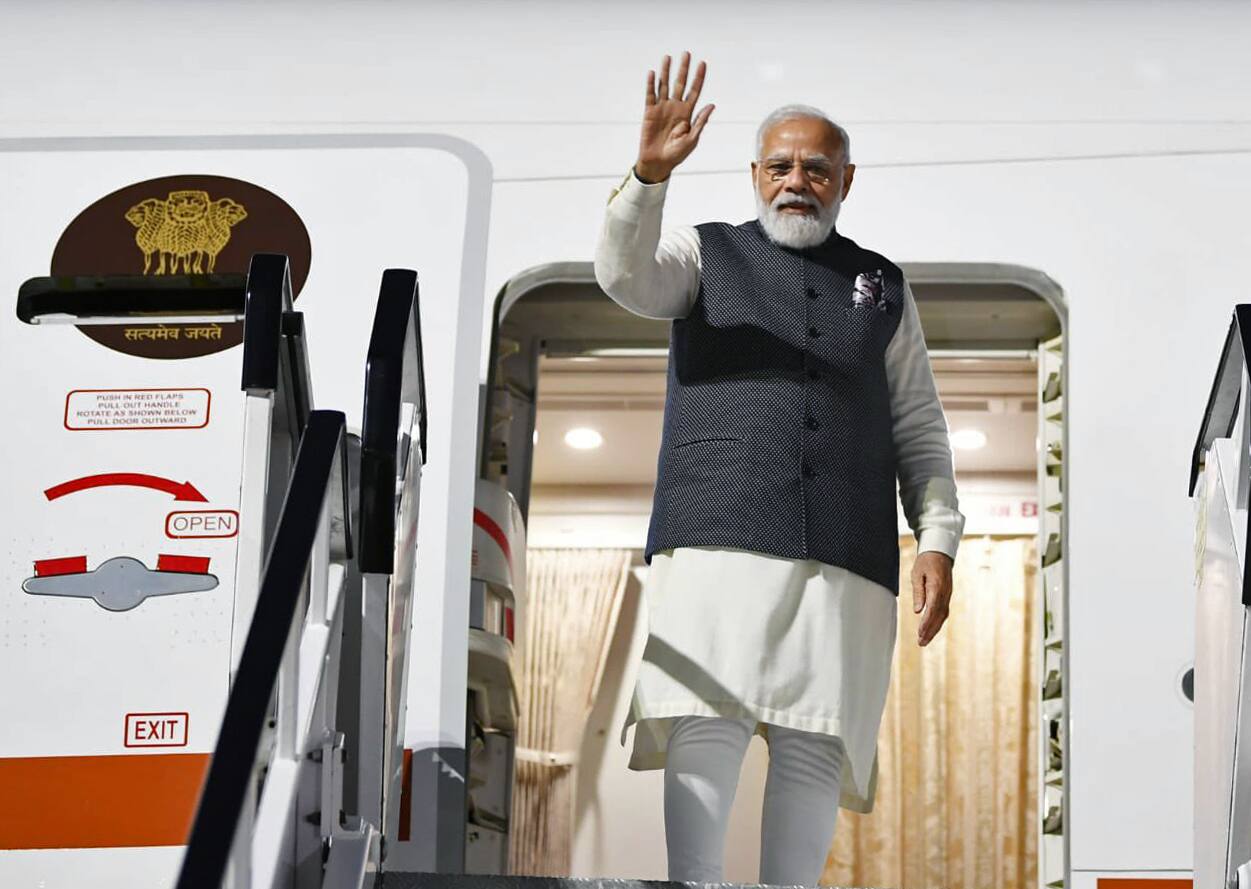 PM Narendra Modi depart for New Delhi