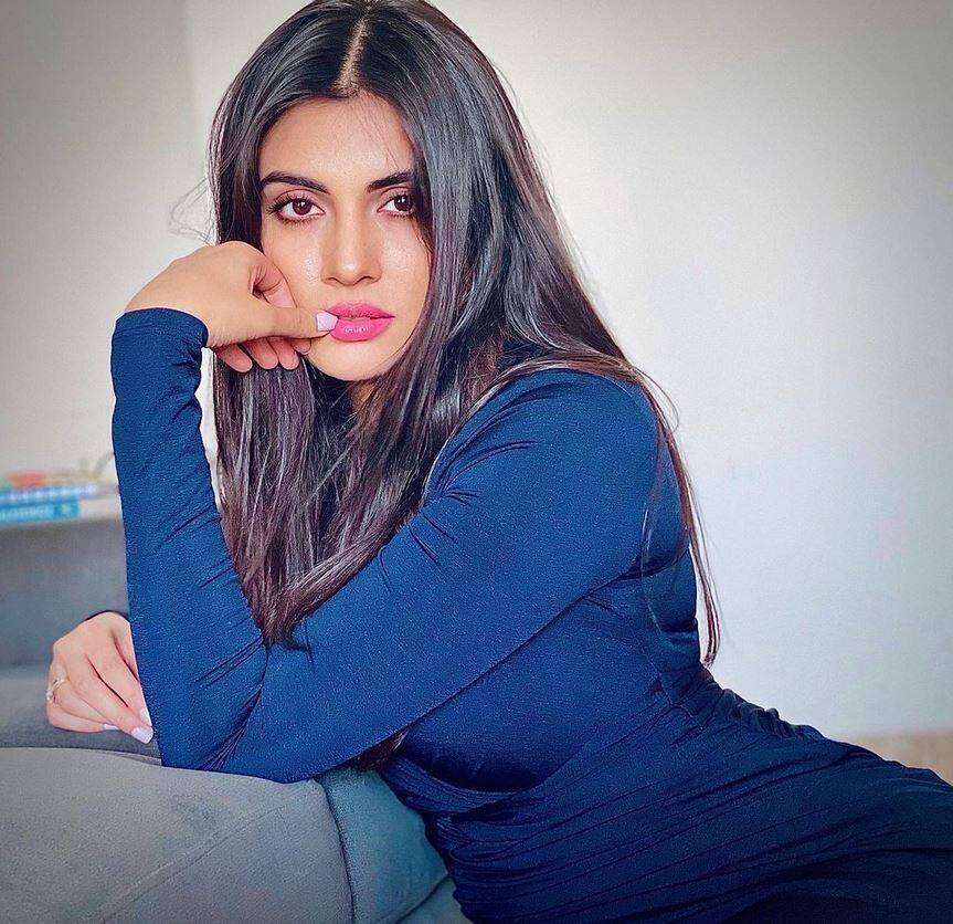 Malti Chahar has over 6 lakh followers on Instagram and shot into limelight when she performed with Deepak Chahar and Dwayne Bravo in a music video. (Source: Twitter)