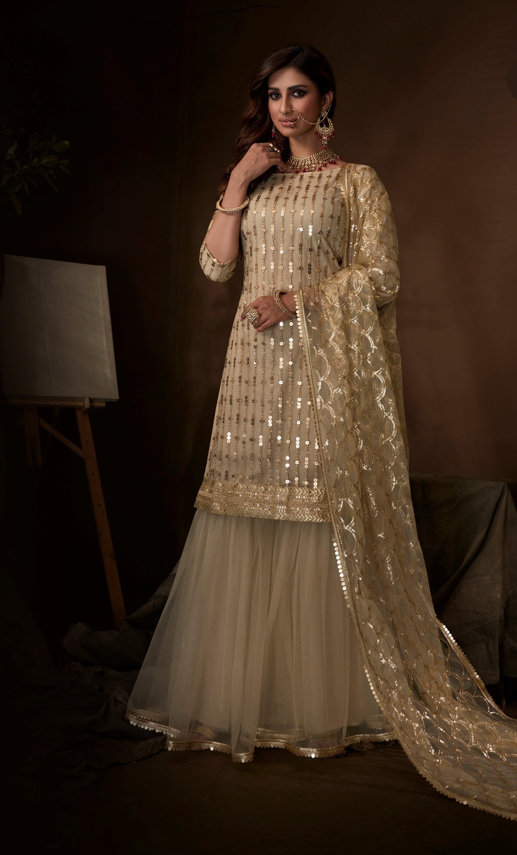 Ethereal in Shararas