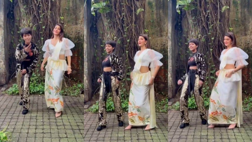 Jacqueline Fernandez grooves to &#039;Manike Mage Hithe&#039; with Yohani, video goes viral!