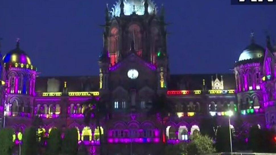 Mumbai's Chhatrapati Shivaji Maharaj Terminus all decked up