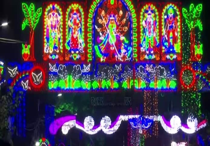 City of Kolkata on eve of Diwali