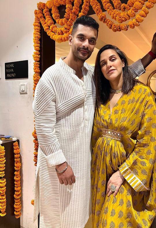 Neha Dhupia and Angad Bedi