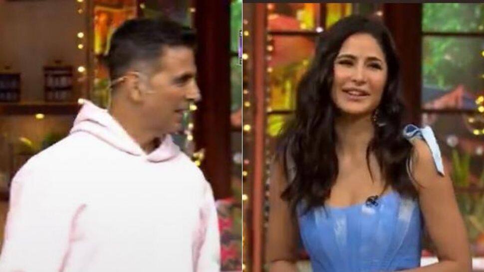 Katrina Kaif takes friendly jibe at Akshay Kumar's 'pyjamas' in Kapil Sharma Show promo!
