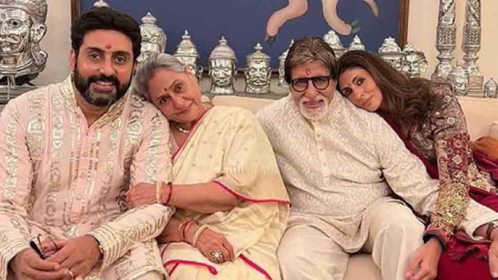 Diwali 2021: Shweta Bachchan celebrates with Amitabh, Jaya and brother Abhishek, silver chairs from Jalsa are back