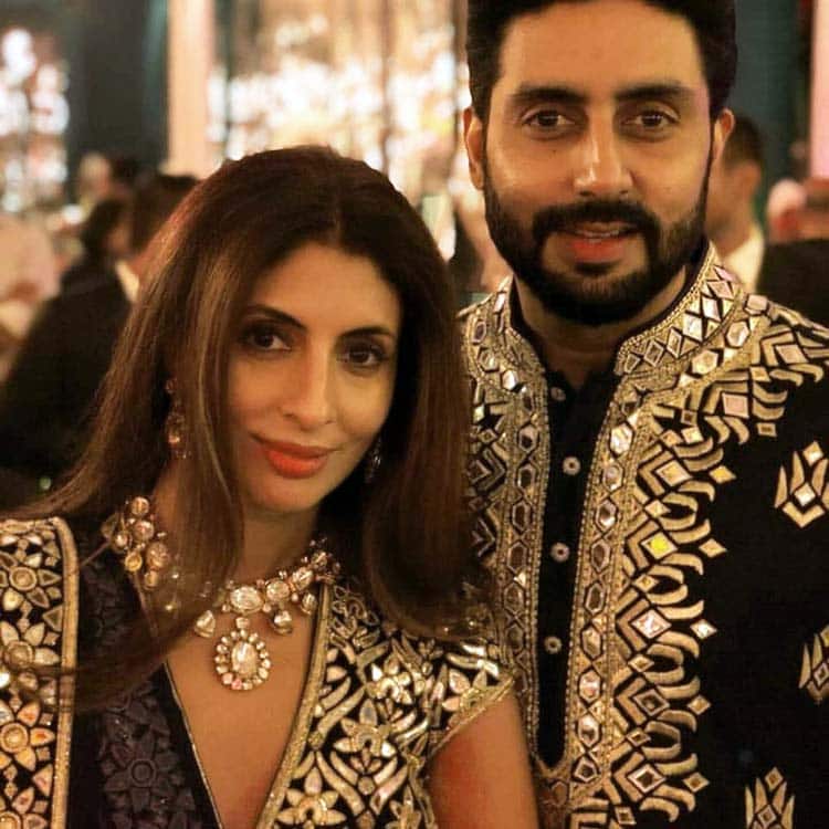 Abhishek Bachchan and Shweta Nanda