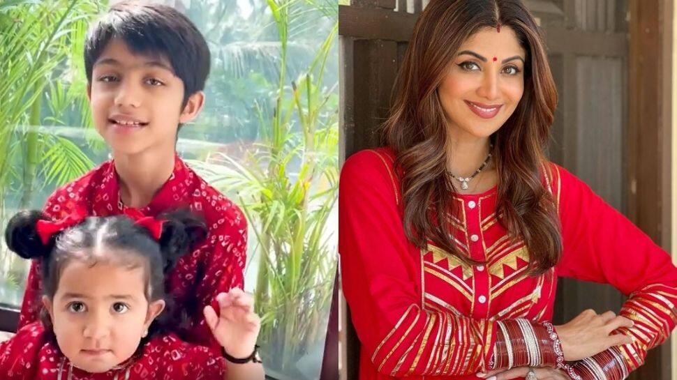Putri Shilpa Shetty, Samisha, mengucapkan selamat kepada saudara Viaan di Bhai Dooj dalam video yang menggemaskan!  – TONTON |  Berita Orang