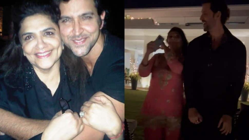 Hrithik Roshan shakes a leg with mother Pinky Roshan on Diwali in viral video! - Watch